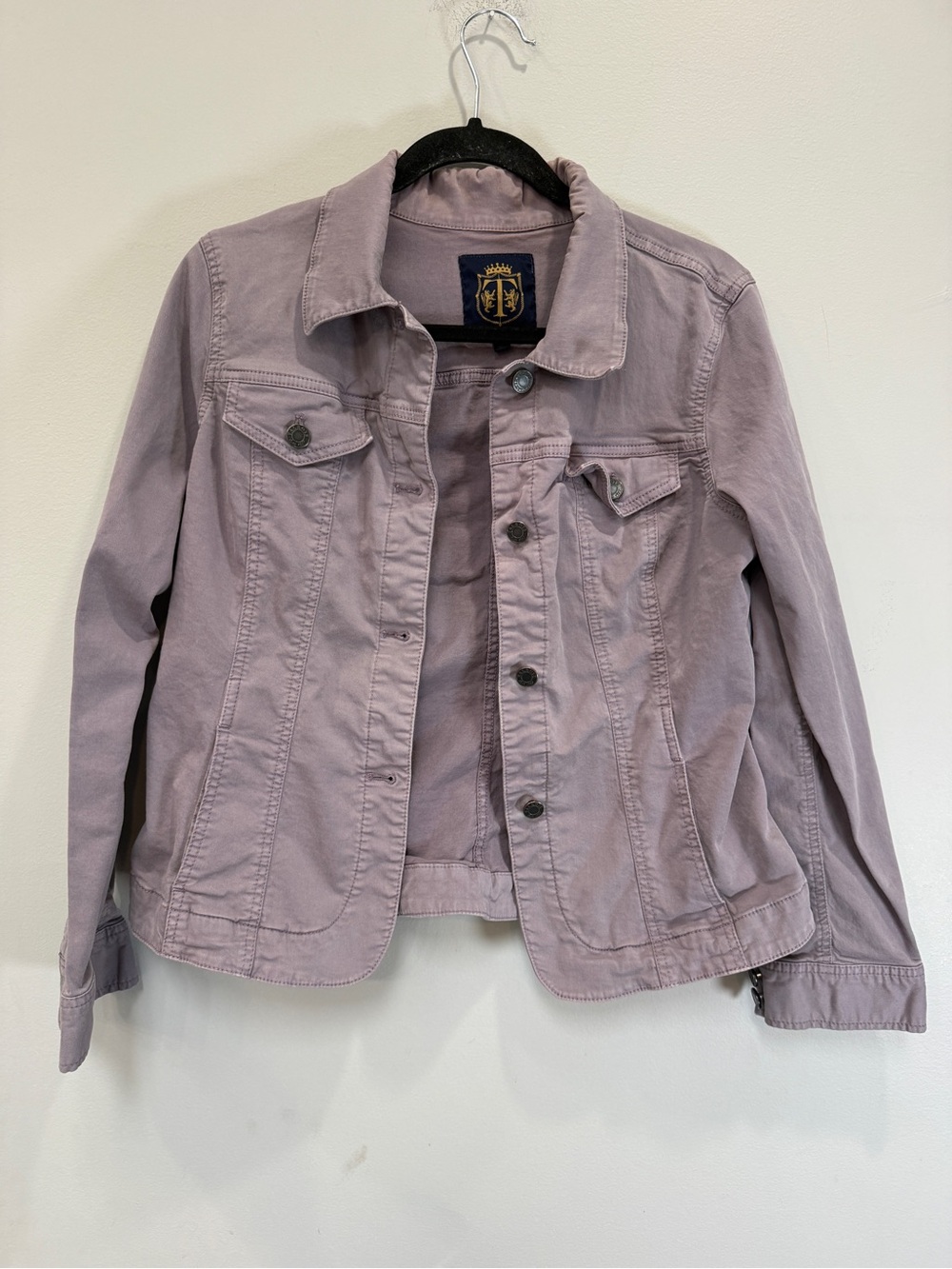 Talbots Lavender Jean Jacket